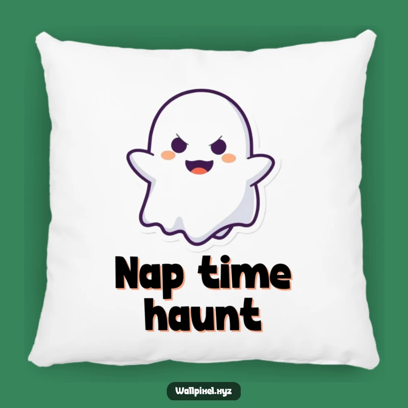 Add a touch of playful spookiness to your comfort! This funny pillow features a peek-a-boo ghost. Soft, decorative, and humorous, it’s a great funny gift.