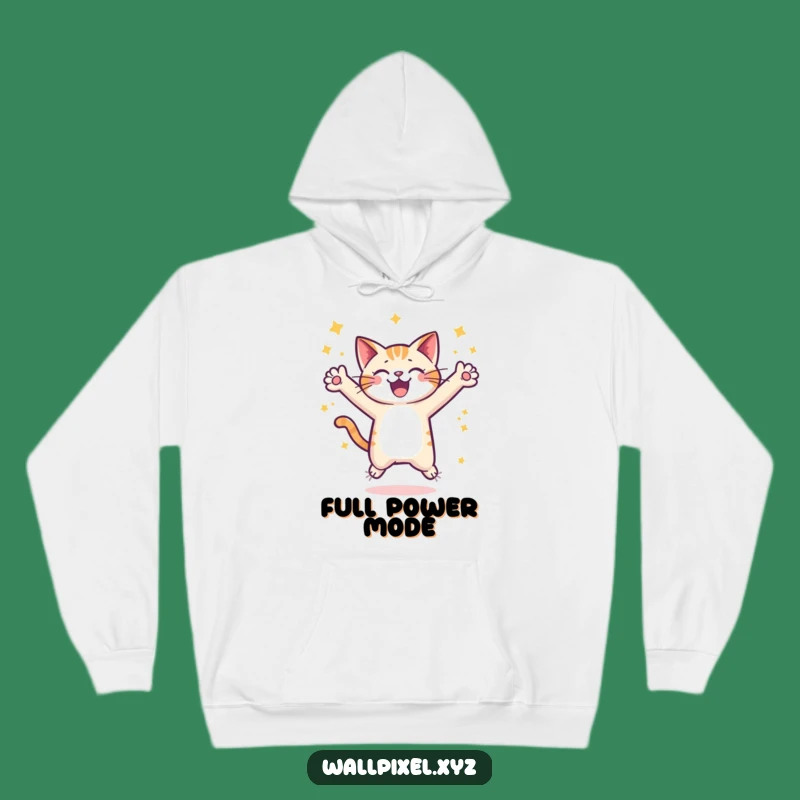 Funny Pixel Cat Leap Hoodie: Cozy Retro Gaming Vibes, Essential Gamer Gift