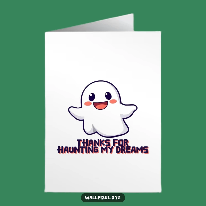 Free Printable Thank You Card: Pixel Ghost Ascent - Charming Downloadable Note!